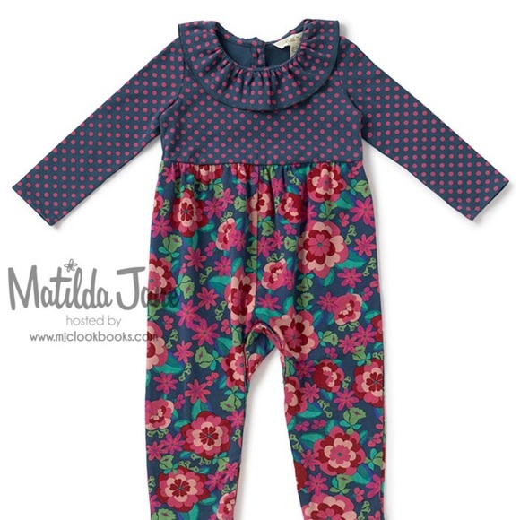 Matilda Jane Rosey Posey Romper - Picture 1 of 8